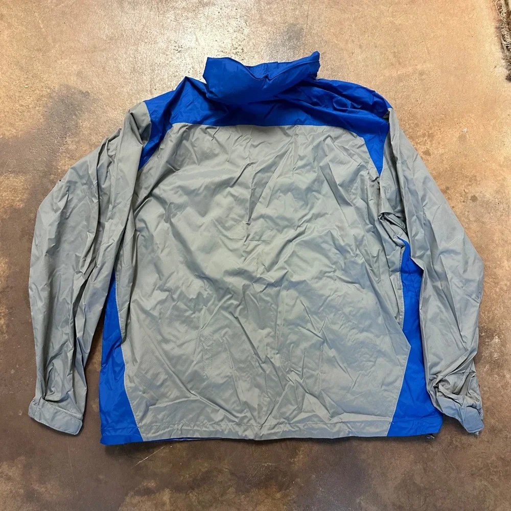 Columbia Windbreaker Jacket Kansas‎ Jayhawks Full Zip Lightweight XL